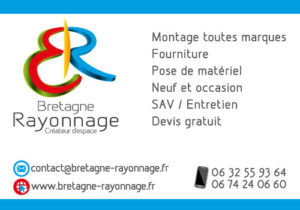 Plaque PVC A4 - 3 mm - Bretagne rayonnage - Inspire, infographiste - Rennes