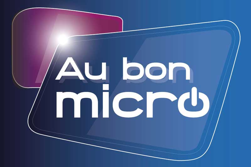 Infographiste : relooking logo Au bon micro