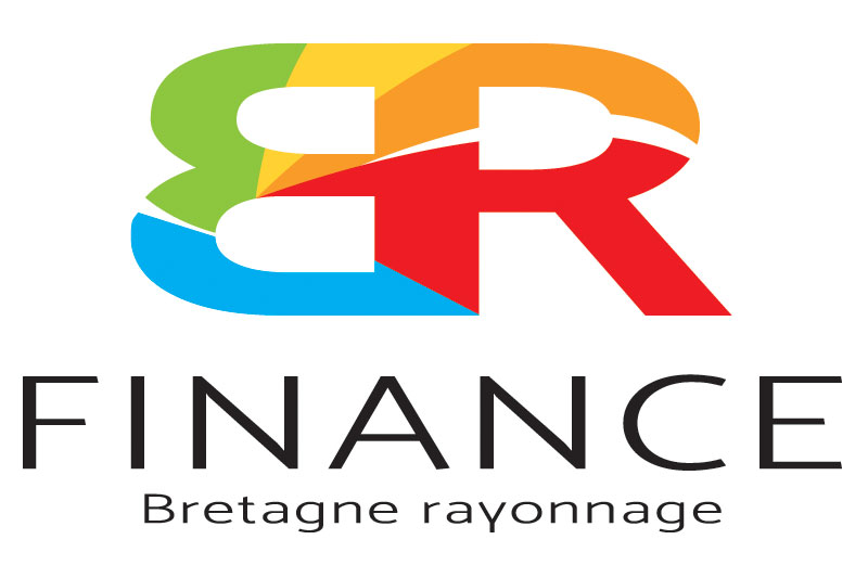 Créaqtion du logo "BR Finance" pour Bretagne Rayonnage