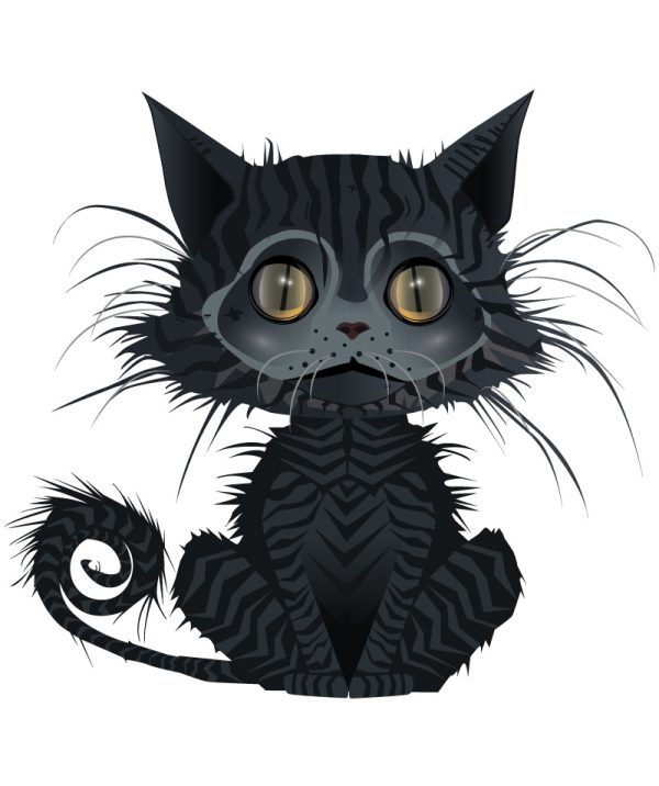Visuel à télécharger "Cat gris Burt"