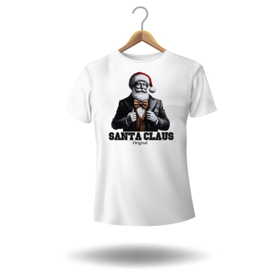 Visuel à télécharger - Santa claus suit original pour customiser vos t-shirts, sweatshirts, sac en tissu, goodies…